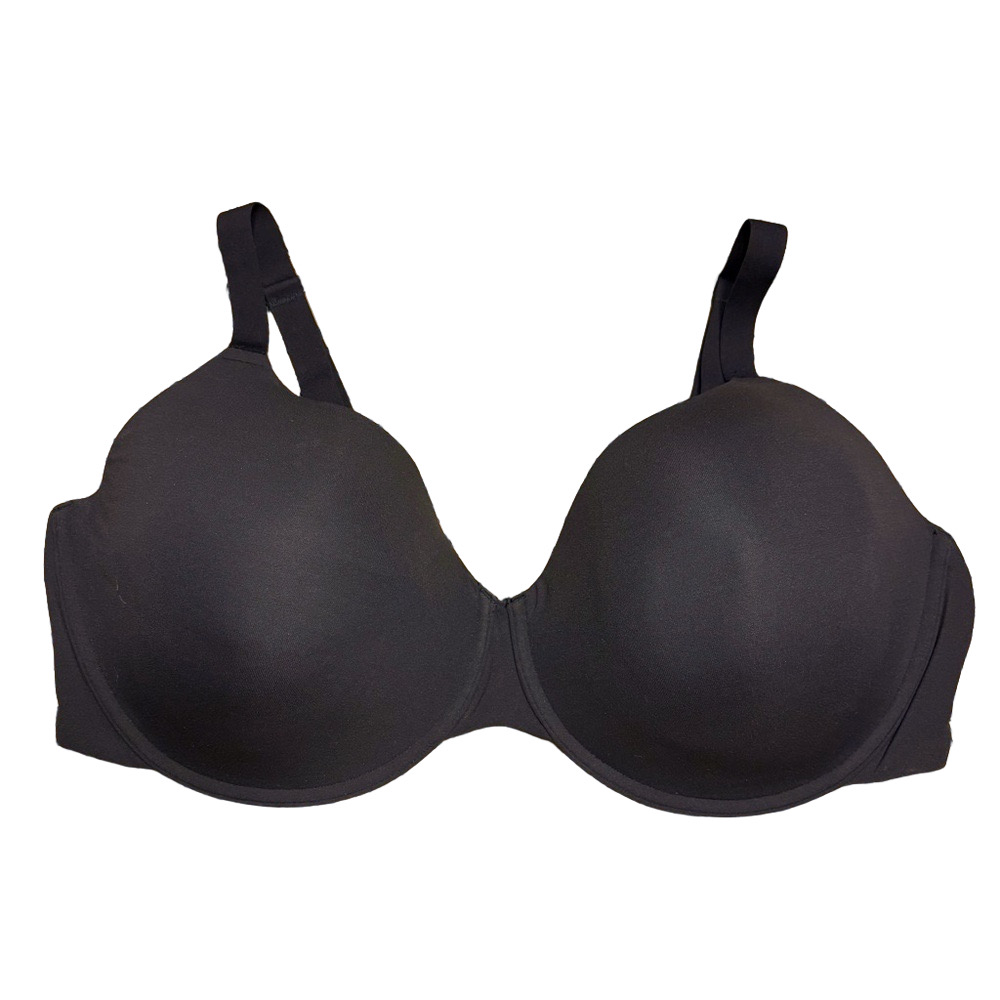 SKIMS Black Seamless T-Shirt Bra